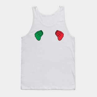 Talking hand gestures in flag colors Tank Top